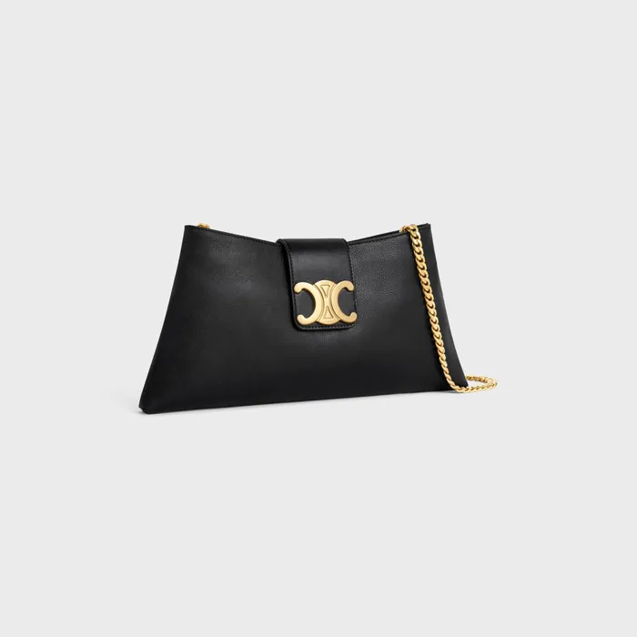 Medium Wiltern Bag In Smooth Calfskin Black Women CELINE MORE LINES Medium Wiltern Bag In Smooth Calfskin Black Women CELINE MORE LINES