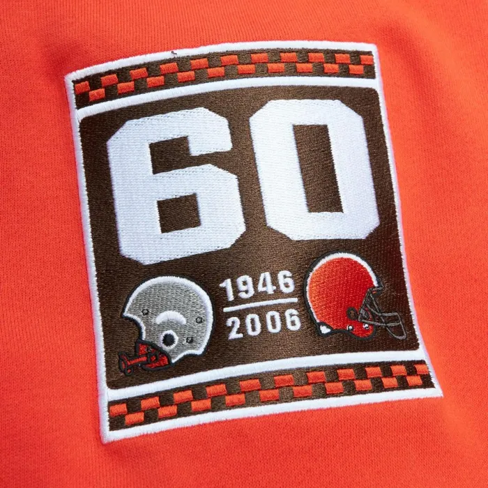 Men039s Hoodies and Sweatshirts Mitchell and Ness All Over Crew 30 Cleveland Browns Men039s Hoodies and Sweatshirts Mitchell and Ness All Over Crew 30 Cleveland Browns