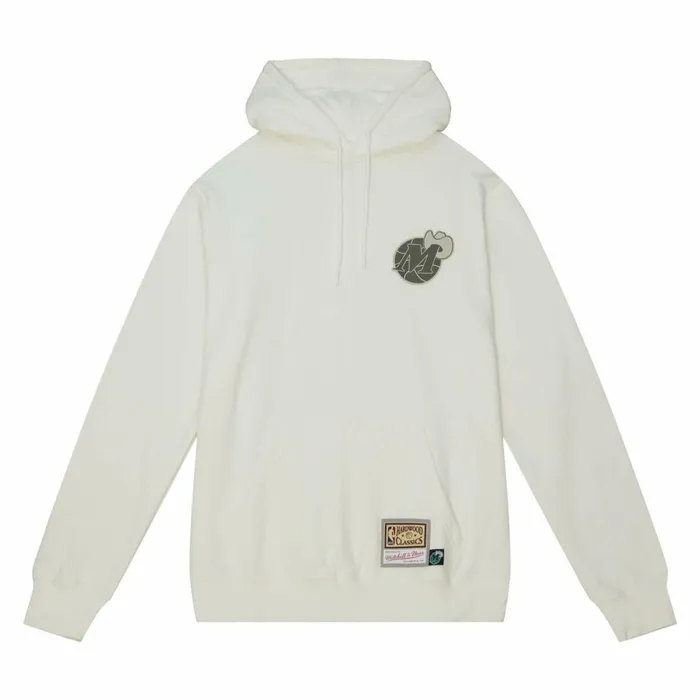 Men039s Hoodies and Sweatshirts Mitchell and Ness Cream Hoodie Dallas Mavericks Men039s Hoodies and Sweatshirts Mitchell and Ness Cream Hoodie Dallas Mavericks