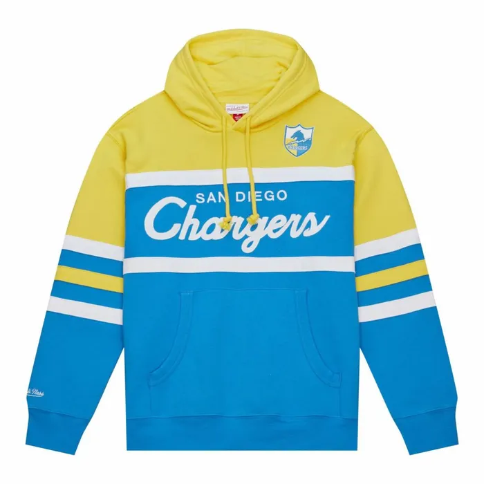 Men039s Hoodies and Sweatshirts Mitchell and Ness Head Coach Hoodie San Diego Chargers Men039s Hoodies and Sweatshirts Mitchell and Ness Head Coach Hoodie San Diego Chargers