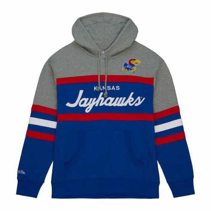 Men039s Hoodies and Sweatshirts Mitchell and Ness Head Coach Hoodie University Of Kansas Men039s Hoodies and Sweatshirts Mitchell and Ness Head Coach Hoodie University Of Kansas