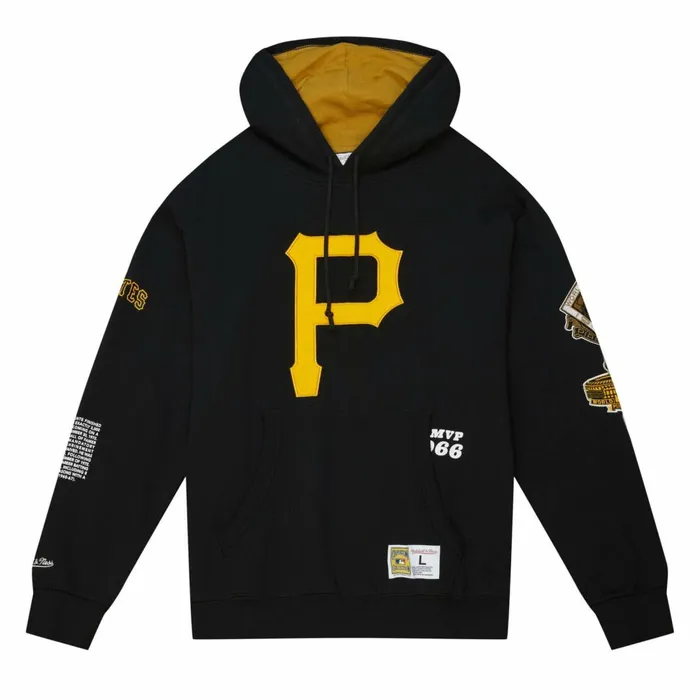 Men039s Hoodies and Sweatshirts Mitchell and Ness Legends Fleece Hoodie Pittsburgh Pirates Roberto Clemente Men039s Hoodies and Sweatshirts Mitchell and Ness Legends Fleece Hoodie Pittsburgh Pirates Roberto Clemente