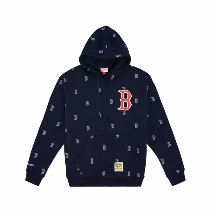 Men039s Hoodies and Sweatshirts Mitchell and Ness MLB Repeat Hoody Boston Red Sox Men039s Hoodies and Sweatshirts Mitchell and Ness MLB Repeat Hoody Boston Red Sox
