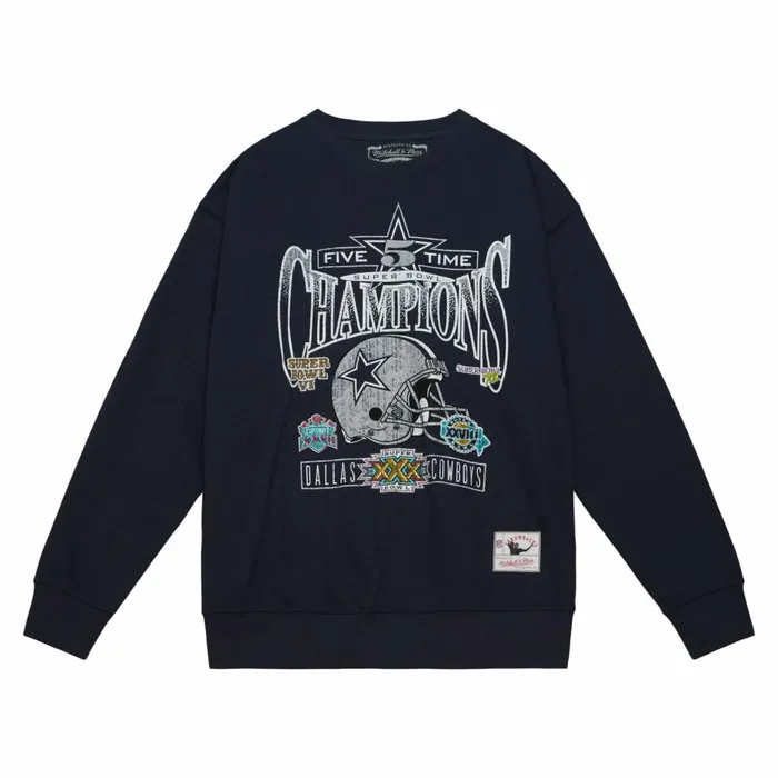 Men039s Hoodies and Sweatshirts Mitchell and Ness VTG Super Bowl Crew Dallas Cowboys Men039s Hoodies and Sweatshirts Mitchell and Ness VTG Super Bowl Crew Dallas Cowboys