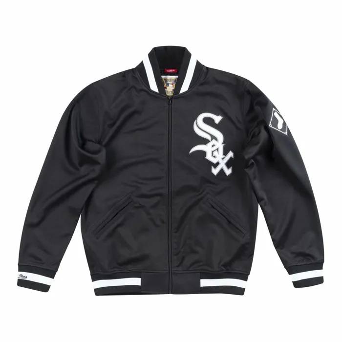 Men039s Jackets and Outerwear Mitchell and Ness Authentic BP Jacket Chicago White Sox 1991 Men039s Jackets and Outerwear Mitchell and Ness Authentic BP Jacket Chicago White Sox 1991