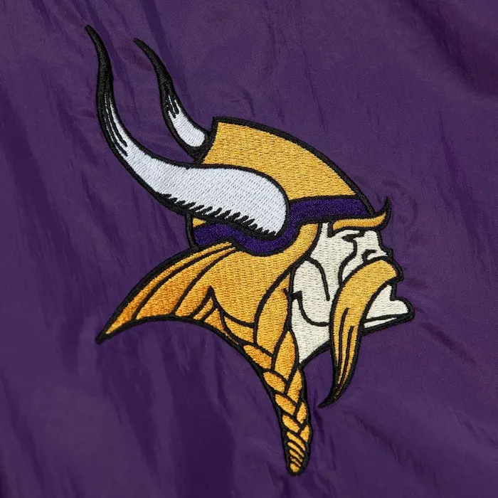 Men039s Jackets and Outerwear Mitchell and Ness Authentic Sideline Jacket Minnesota Vikings Men039s Jackets and Outerwear Mitchell and Ness Authentic Sideline Jacket Minnesota Vikings