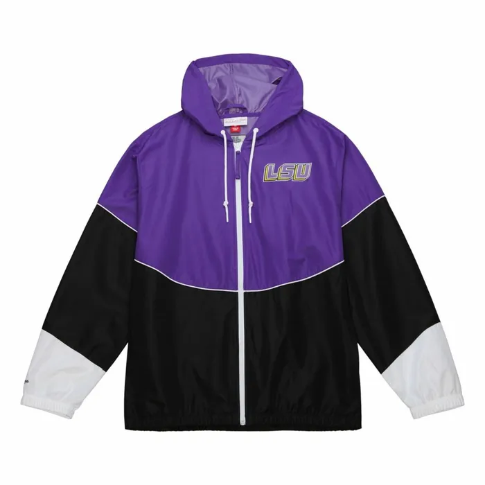 Men039s Jackets and Outerwear Mitchell and Ness Home Team Lightweight Windbreaker Louisiana State University Men039s Jackets and Outerwear Mitchell and Ness Home Team Lightweight Windbreaker Louisiana State University