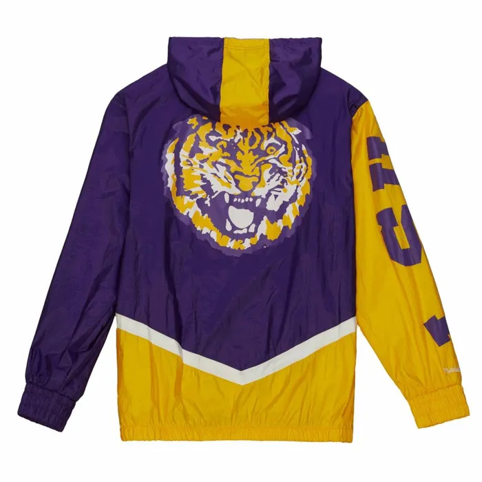 Men039s Jackets and Outerwear Mitchell and Ness Undeniable Full Zip Windbreaker Louisiana State University Men039s Jackets and Outerwear Mitchell and Ness Undeniable Full Zip Windbreaker Louisiana State University