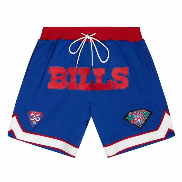 Men039s Just Don Mitchell and Ness Just Don Throwbacks Shorts Buffalo Bills