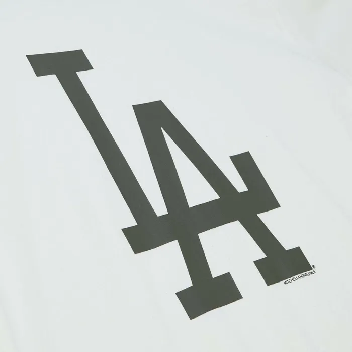 Men039s MLB Mitchell and Ness Cream SS Tee Los Angeles Dodgers Men039s MLB Mitchell and Ness Cream SS Tee Los Angeles Dodgers