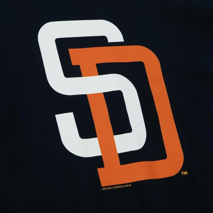 Men039s MLB Mitchell and Ness Logo Tee San Diego Padres Men039s MLB Mitchell and Ness Logo Tee San Diego Padres