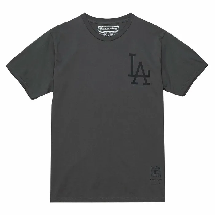 Men039s MLB Mitchell and Ness MLB LA Tee Dodgers