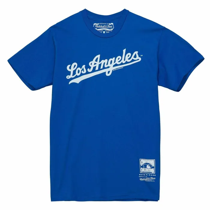 Men039s MLB Mitchell and Ness MLB Tee Dodgers
