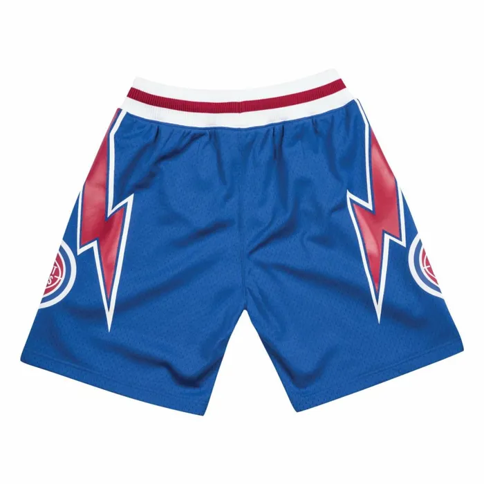 Men039s NBA Authentic Mitchell and Ness Authentic Detroit Pistons Road 197879 Shorts Men039s NBA Authentic Mitchell and Ness Authentic Detroit Pistons Road 197879 Shorts