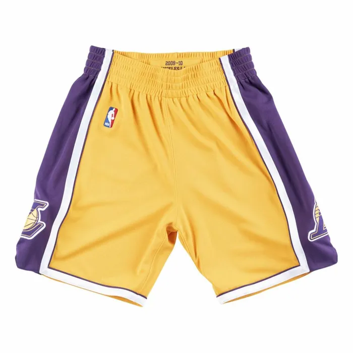 Men039s NBA Authentic Mitchell and Ness Authentic Shorts Los Angeles Lakers Home 200910 Men039s NBA Authentic Mitchell and Ness Authentic Shorts Los Angeles Lakers Home 200910