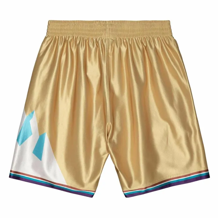 Men039s NBA Swingman Mitchell and Ness 75th Anniversary Gold Swingman Utah Jazz 199697 Shorts Men039s NBA Swingman Mitchell and Ness 75th Anniversary Gold Swingman Utah Jazz 199697 Shorts