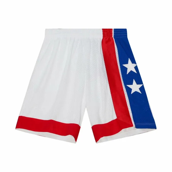 Men039s NBA Swingman Mitchell and Ness Swingman New York Nets 197374 Shorts
