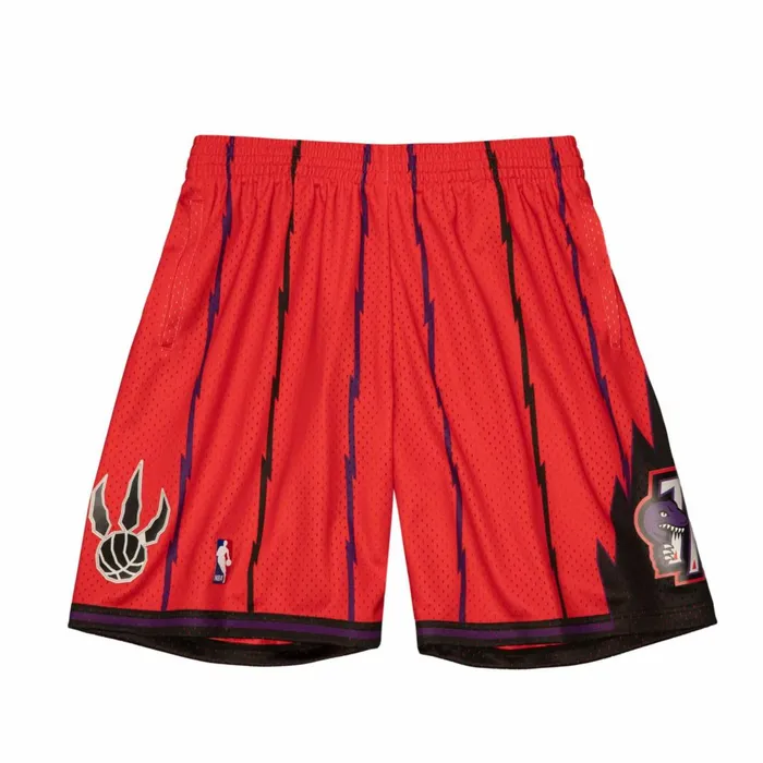 Men039s NBA Swingman Mitchell and Ness Swingman Toronto Raptors 1998 Shorts