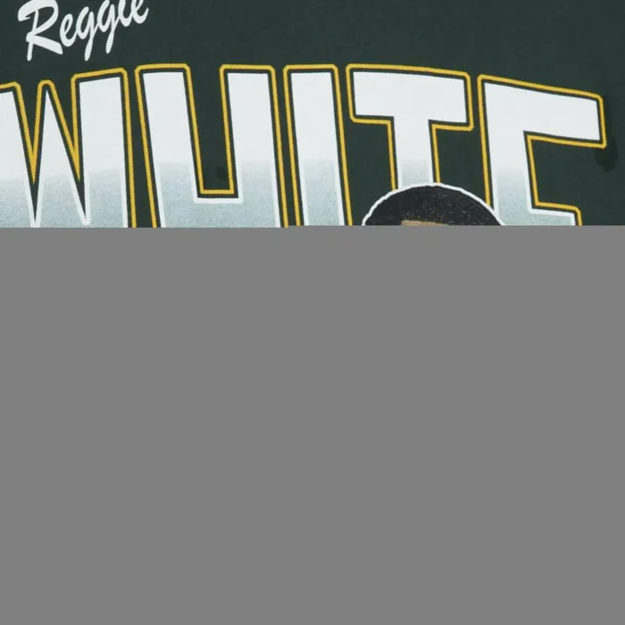 Men039s NFL Mitchell and Ness Caricatures Tee Green Bay Packers Reggie White Men039s NFL Mitchell and Ness Caricatures Tee Green Bay Packers Reggie White
