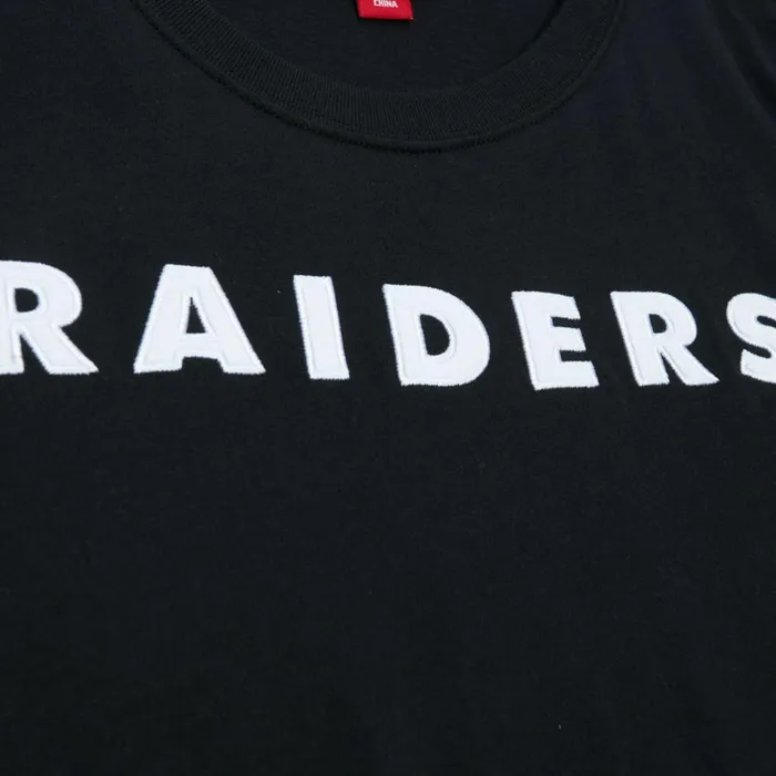 Men039s NFL Mitchell and Ness Color Blocked SS Tee Oakland Raiders Men039s NFL Mitchell and Ness Color Blocked SS Tee Oakland Raiders