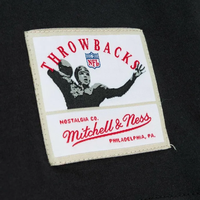 Men039s NFL Mitchell and Ness Color Blocked SS Tee Oakland Raiders Men039s NFL Mitchell and Ness Color Blocked SS Tee Oakland Raiders
