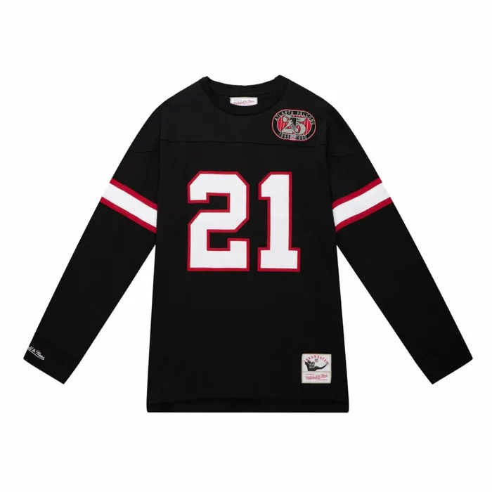Men039s NFL Mitchell and Ness NandN Longsleeve Tee Atlanta Falcons 1989 Deion Sanders Men039s NFL Mitchell and Ness NandN Longsleeve Tee Atlanta Falcons 1989 Deion Sanders
