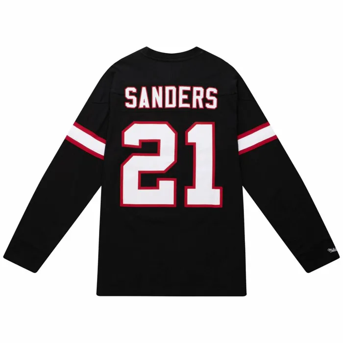 Men039s NFL Mitchell and Ness NandN Longsleeve Tee Atlanta Falcons 1989 Deion Sanders Men039s NFL Mitchell and Ness NandN Longsleeve Tee Atlanta Falcons 1989 Deion Sanders