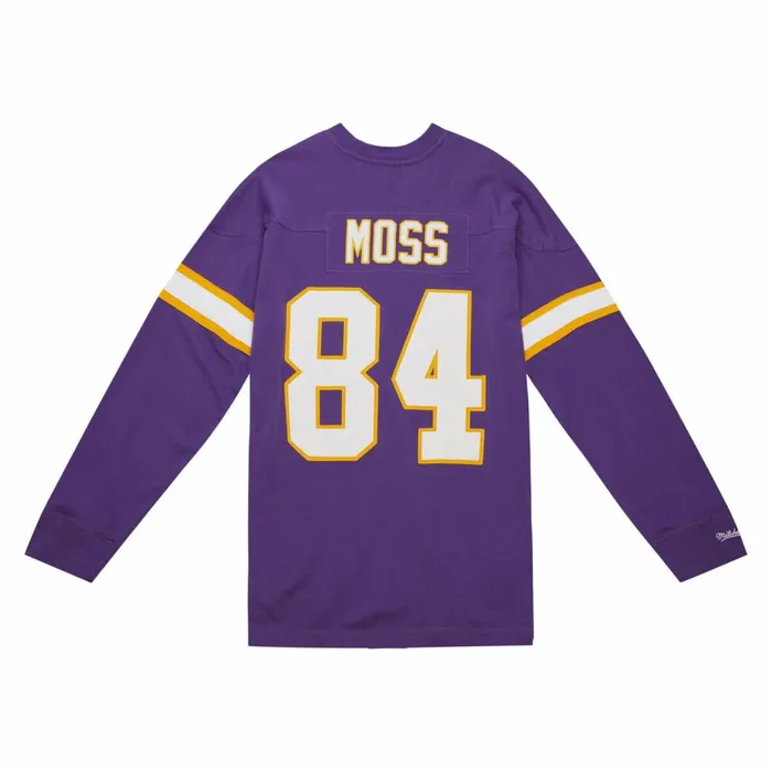 Men039s NFL Mitchell and Ness NandN Longsleeve Tee Minnesota Vikings 2000 Randy Moss Men039s NFL Mitchell and Ness NandN Longsleeve Tee Minnesota Vikings 2000 Randy Moss