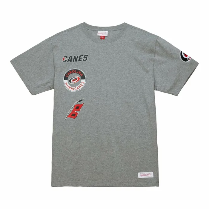 Men039s NHL Mitchell and Ness City Collection SS Tee Carolina Hurricanes