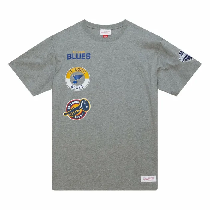 Men039s NHL Mitchell and Ness City Collection SS Tee St Louis Blues