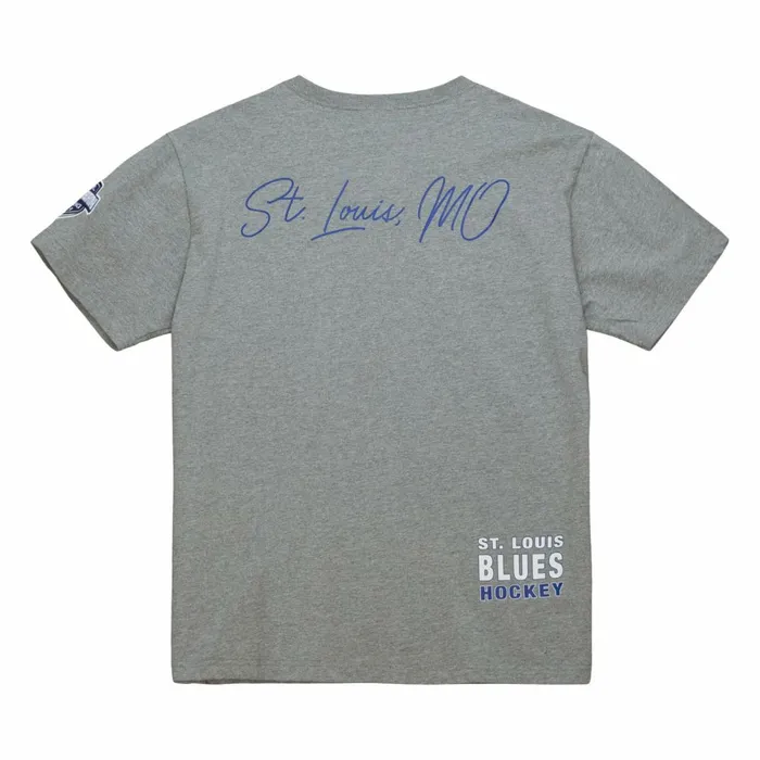 Men039s NHL Mitchell and Ness City Collection SS Tee St Louis Blues Men039s NHL Mitchell and Ness City Collection SS Tee St Louis Blues