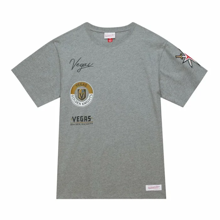 Men039s NHL Mitchell and Ness City Collection SS Tee Vegas Golden Knights