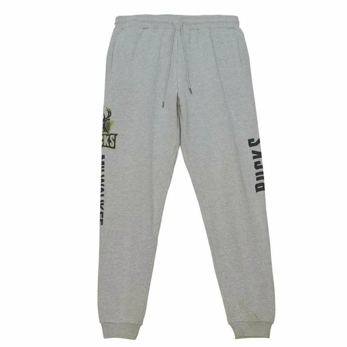 Men039s Pants Mitchell and Ness Ghost Green Camo Sweatpants Milwaukee Bucks
