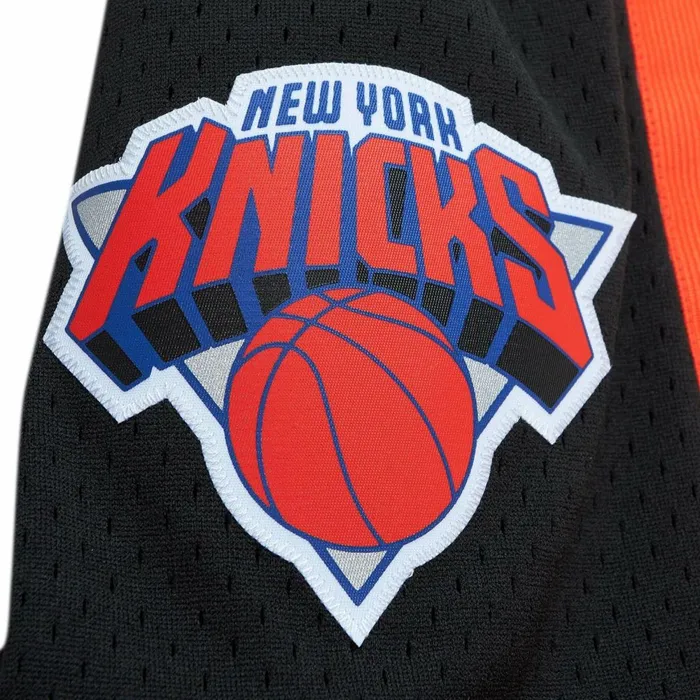 Men039s Shorts Mitchell and Ness Cream Swingman Shorts New York Knicks 1996 Men039s Shorts Mitchell and Ness Cream Swingman Shorts New York Knicks 1996