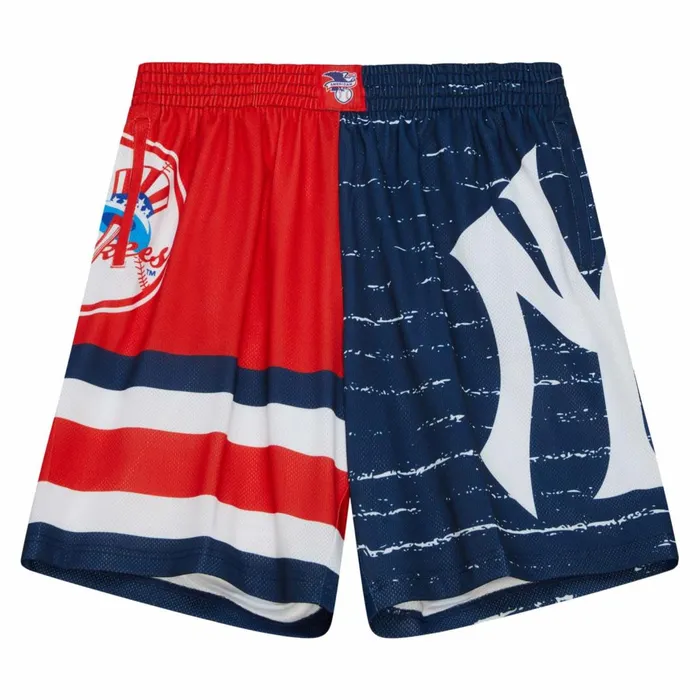 Men039s Shorts Mitchell and Ness Jumbotron 30 Shorts New York Yankees