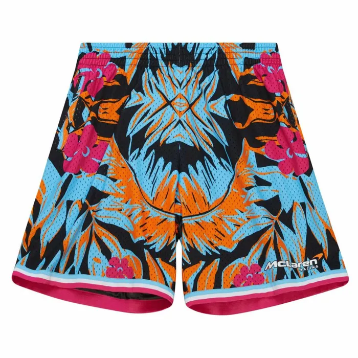 Men039s Shorts Mitchell and Ness MandN X McLaren Miami Grand Prix Sublimated Mesh Shorts Men039s Shorts Mitchell and Ness MandN X McLaren Miami Grand Prix Sublimated Mesh Shorts