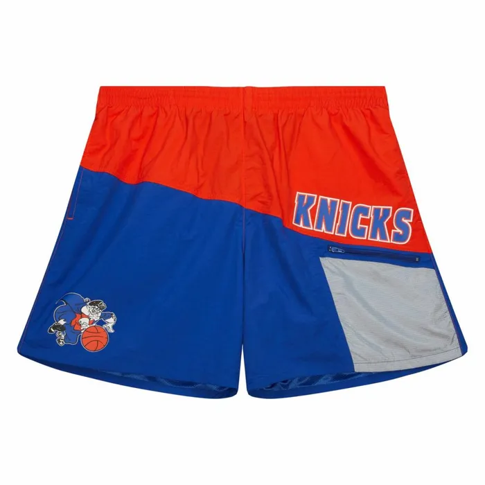 Men039s Shorts Mitchell and Ness Nylon Utility Shorts New York Knicks