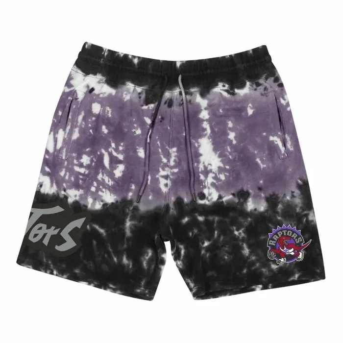 Men039s Shorts Mitchell and Ness TieDye Shorts Toronto Raptors