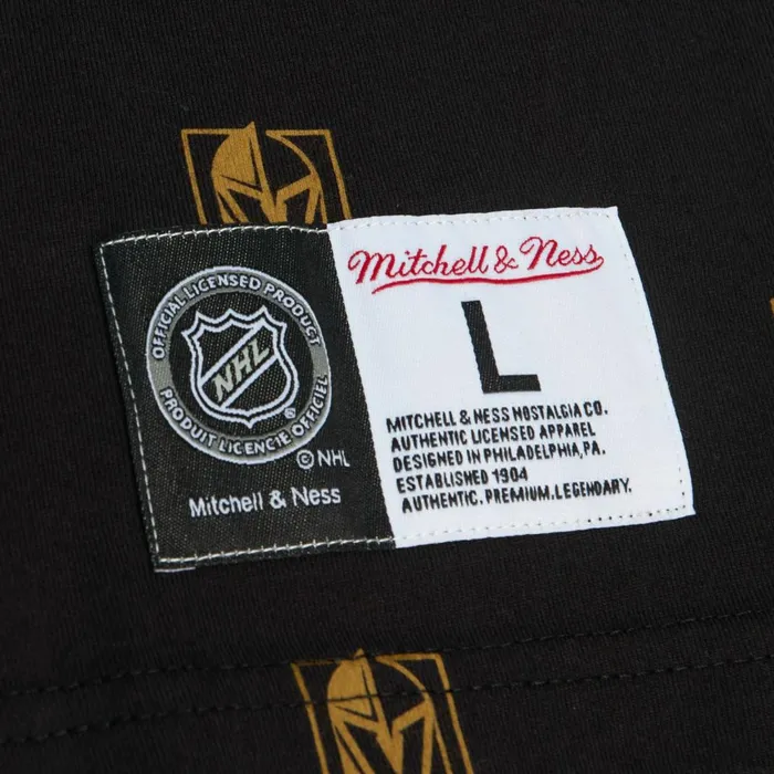 Men039s TShirts and Tops Mitchell and Ness AOP SS Top Vegas Golden Knights Men039s TShirts and Tops Mitchell and Ness AOP SS Top Vegas Golden Knights