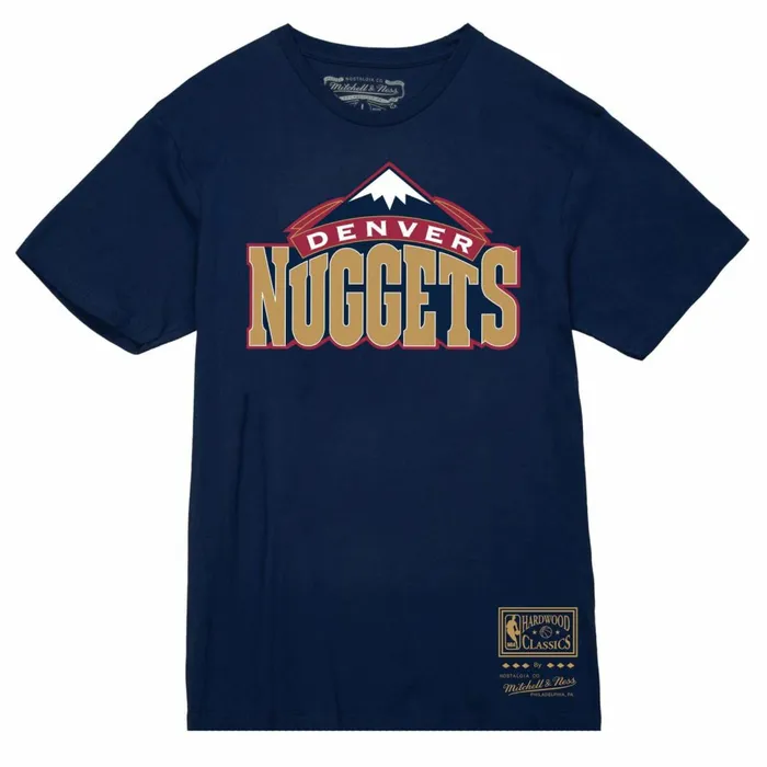 Men039s TShirts and Tops Mitchell and Ness Basic Logo 1 Tee Denver Nuggets