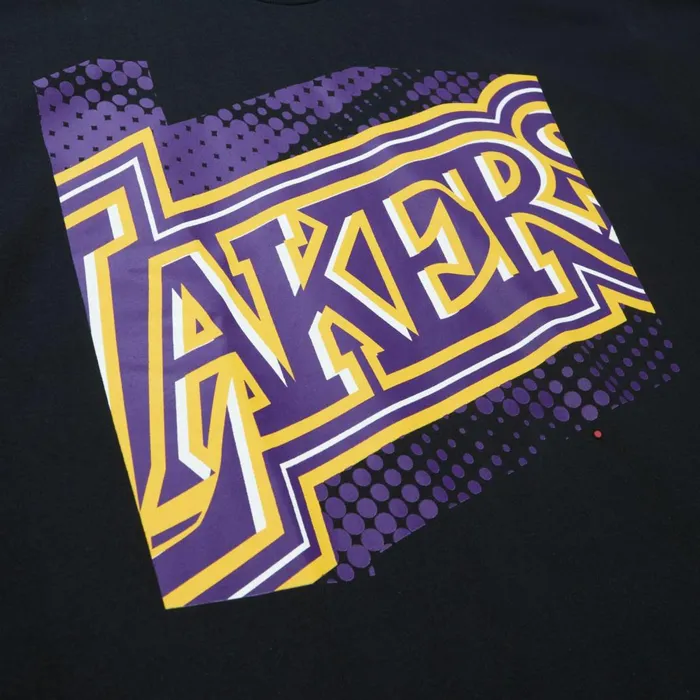 Men039s TShirts and Tops Mitchell and Ness Big Face 70 SS Tee Los Angeles Lakers Men039s TShirts and Tops Mitchell and Ness Big Face 70 SS Tee Los Angeles Lakers