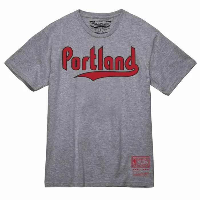 Men039s TShirts and Tops Mitchell and Ness MVP Tee Portland Trail Blazers