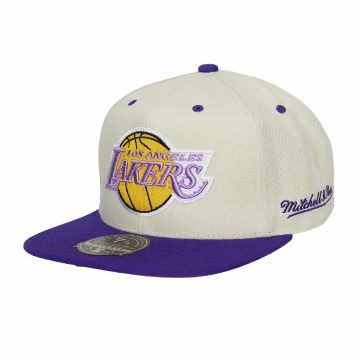 Men039sWomen039s Fitted 163 Styles Mitchell and Ness Cream Team Fitted HWC Hat Los Angeles Lakers Men039sWomen039s Fitted 163 Styles Mitchell and Ness Cream Team Fitted HWC Hat Los Angeles Lakers