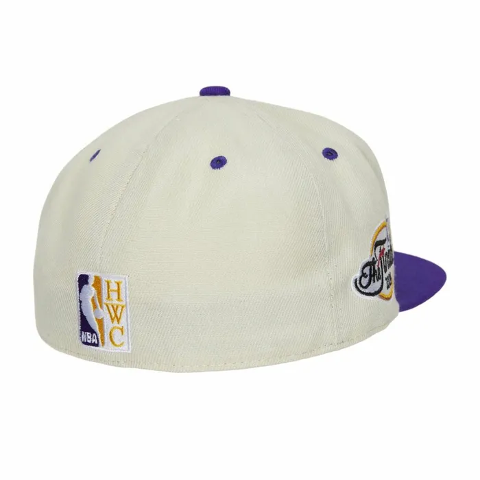 Men039sWomen039s Fitted 163 Styles Mitchell and Ness Cream Team Fitted HWC Hat Los Angeles Lakers Men039sWomen039s Fitted 163 Styles Mitchell and Ness Cream Team Fitted HWC Hat Los Angeles Lakers