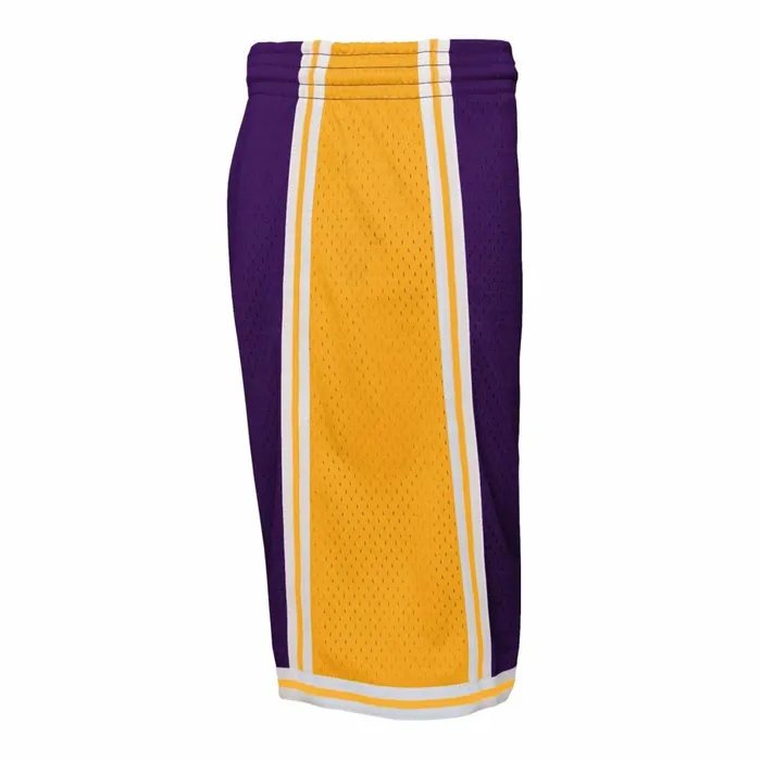 Men039sYouth NBA Swingman Mitchell and Ness Swingman Los Angeles Lakers Road 198485 Shorts Men039sYouth NBA Swingman Mitchell and Ness Swingman Los Angeles Lakers Road 198485 Shorts