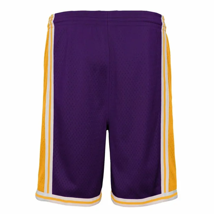 Men039sYouth NBA Swingman Mitchell and Ness Swingman Los Angeles Lakers Road 198485 Shorts Men039sYouth NBA Swingman Mitchell and Ness Swingman Los Angeles Lakers Road 198485 Shorts