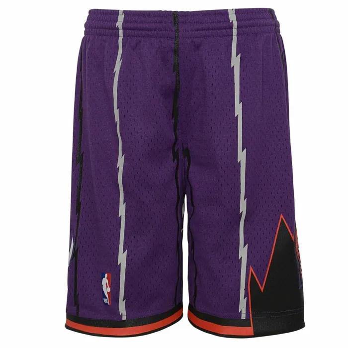 Men039sYouth NBA Swingman Mitchell and Ness Swingman Toronto Raptors Road 199899 Shorts Men039sYouth NBA Swingman Mitchell and Ness Swingman Toronto Raptors Road 199899 Shorts