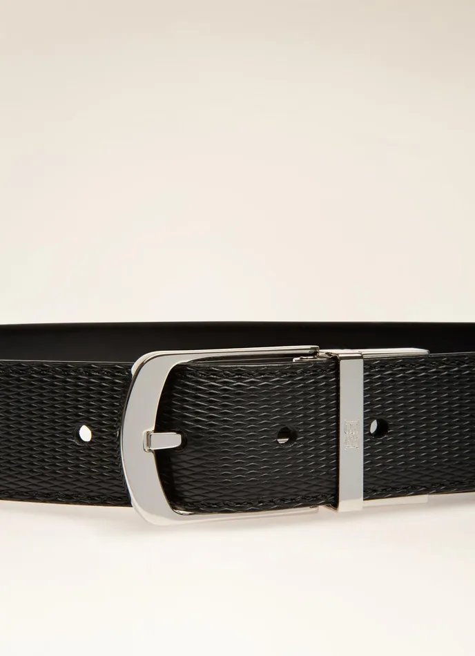 Men Bally Belts Ackles 8211 Leather 35mm Belt In Black