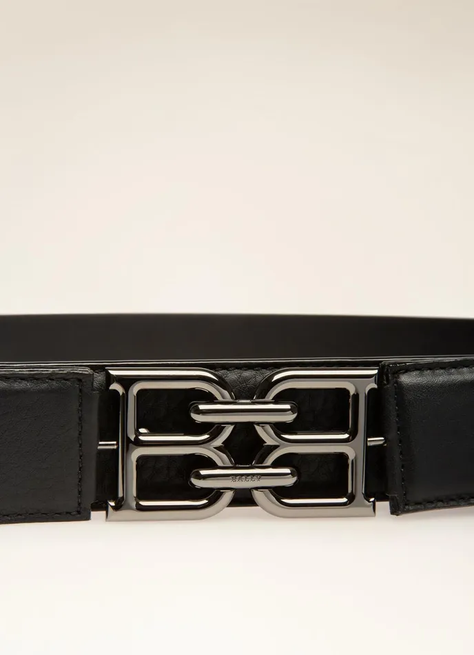Men Bally Belts Brent 8211 Leather 35mm Belt In Black