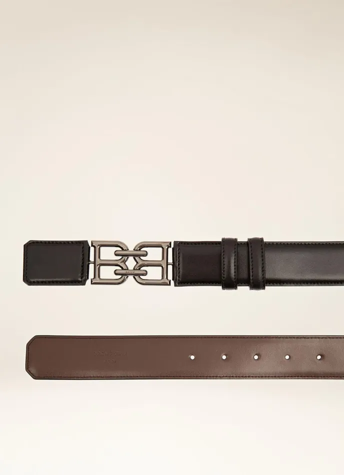 Men Bally Belts Brent 8211 Leather 35mm Belt In Black and Brown